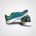 Teal & Neon Green Lightweight Running Shoes