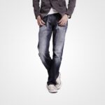 Men’s Slim Fit Faded Blue Denim Jeans